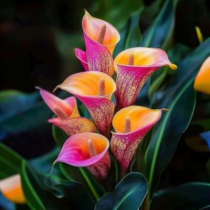 Калла Оникс купить по цене от 450р. в интернет-магазине «Посадика» с доставкой почтой в в Приморско-Ахтарске и по всей России – [изображение №1].